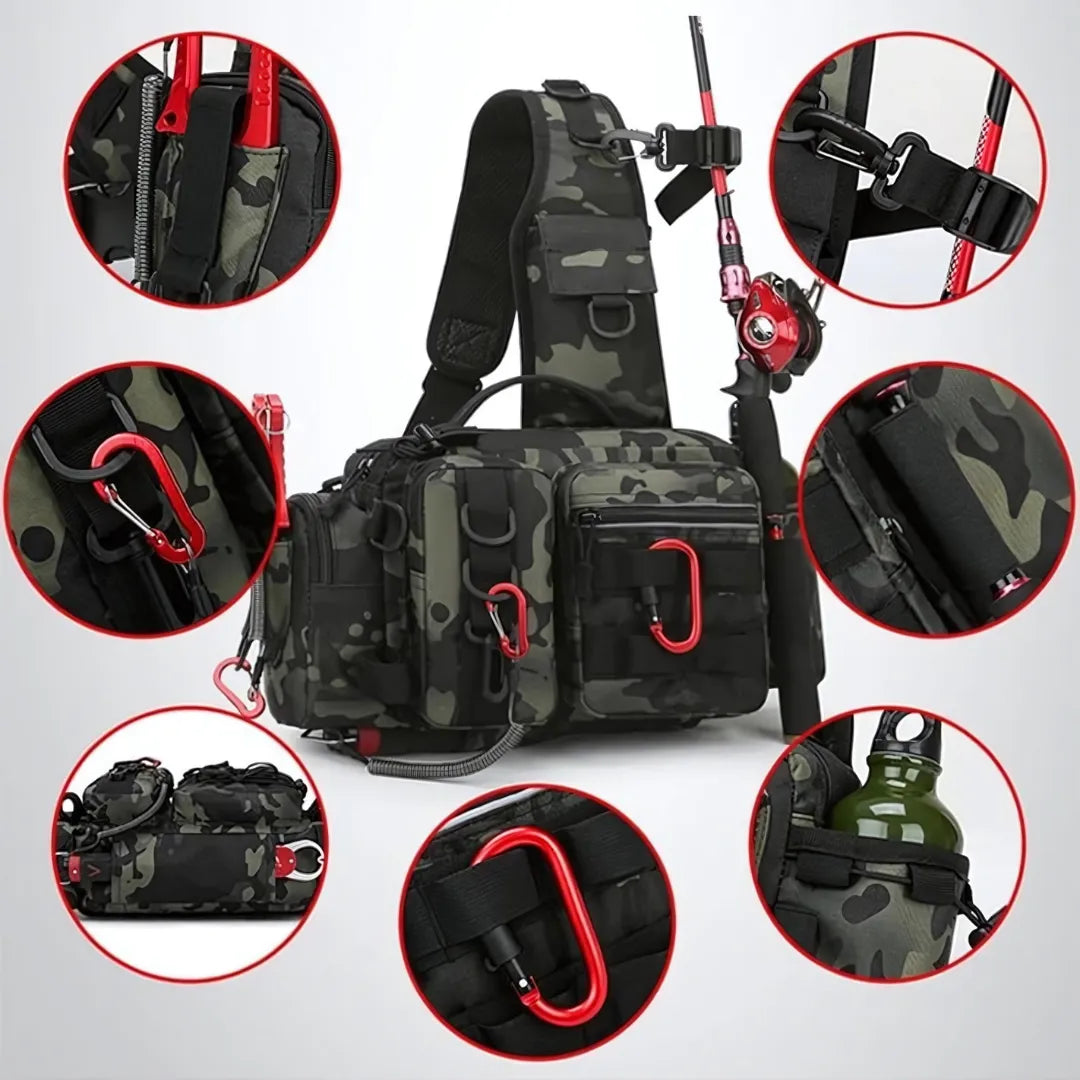 Mochila de Pesca Impermeável FishingPack 4