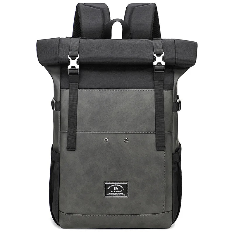 Mochila de Viagem Masculina Impermeável Rolltop 3