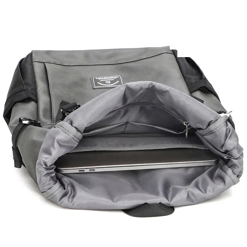 Mochila de Viagem Masculina Impermeável Rolltop 4