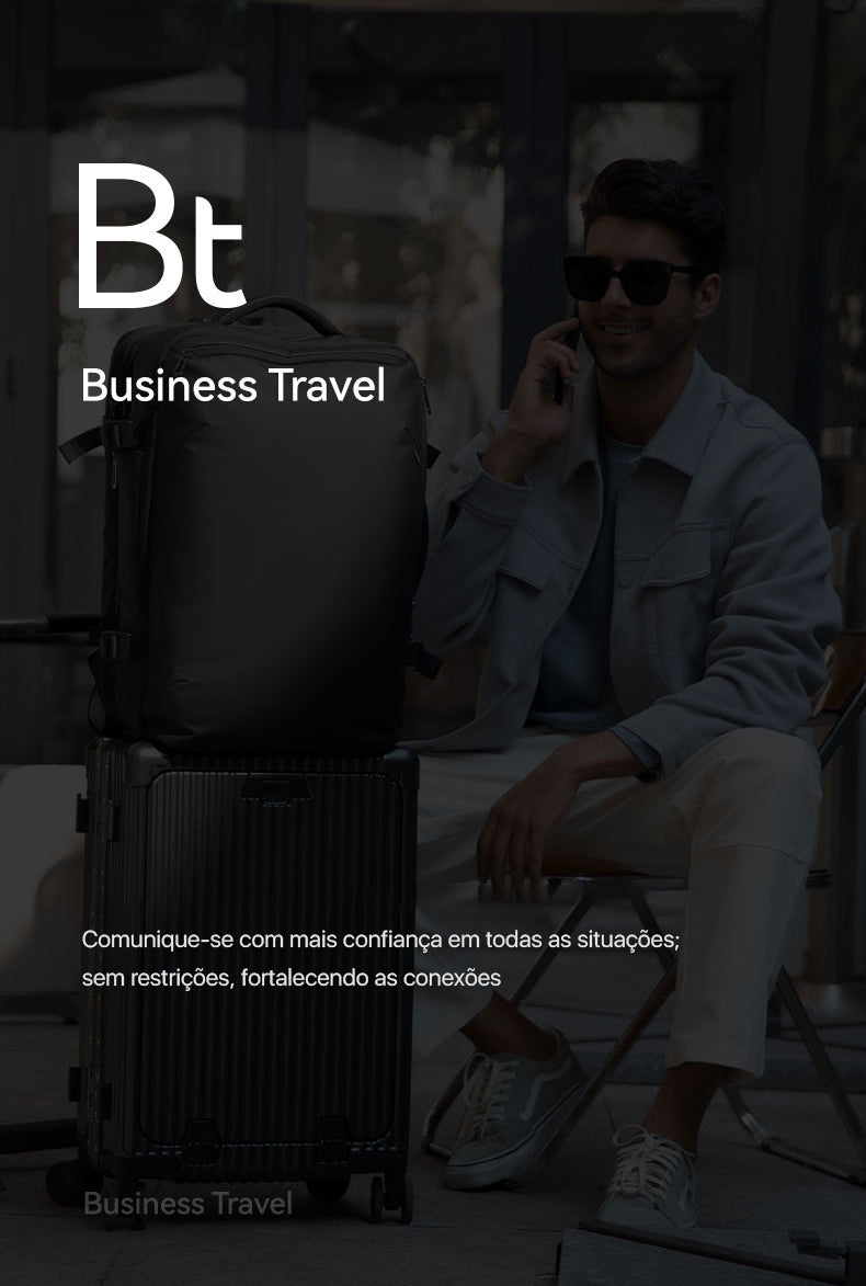 Mochila de Viagem e Negócios Notebook 17.3" Porta USB Dupla 3