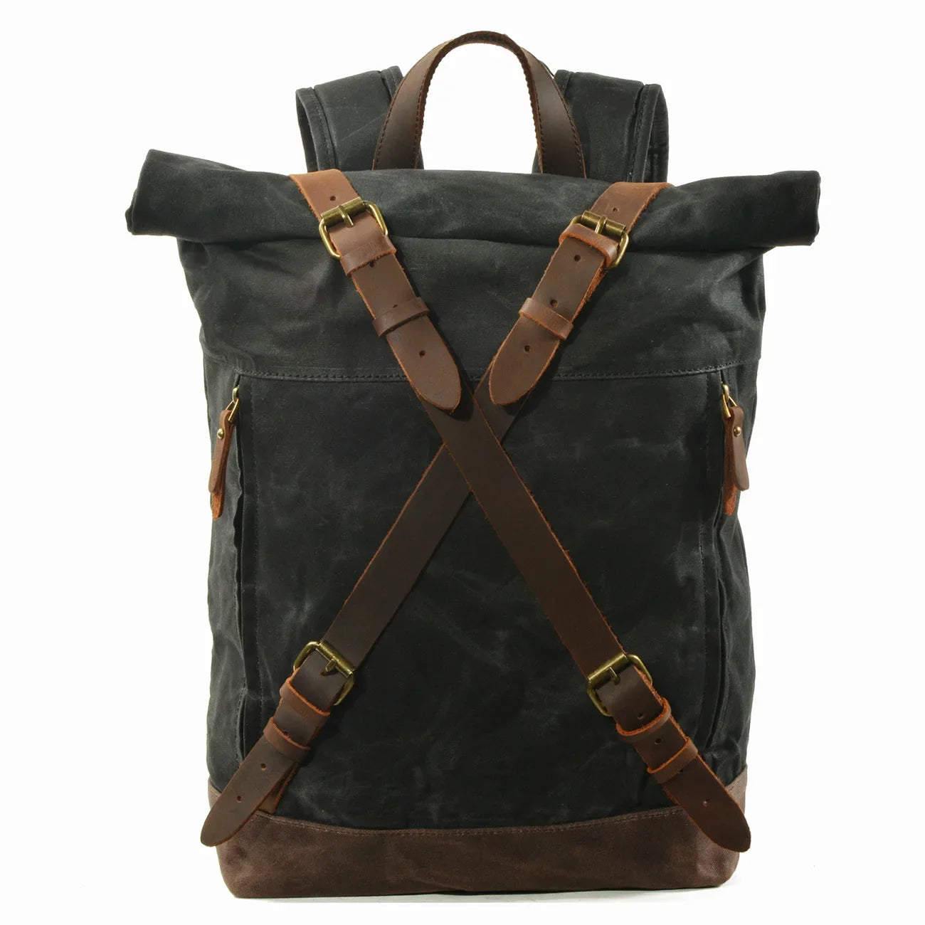 Mochila Masculina de Lona Rústica