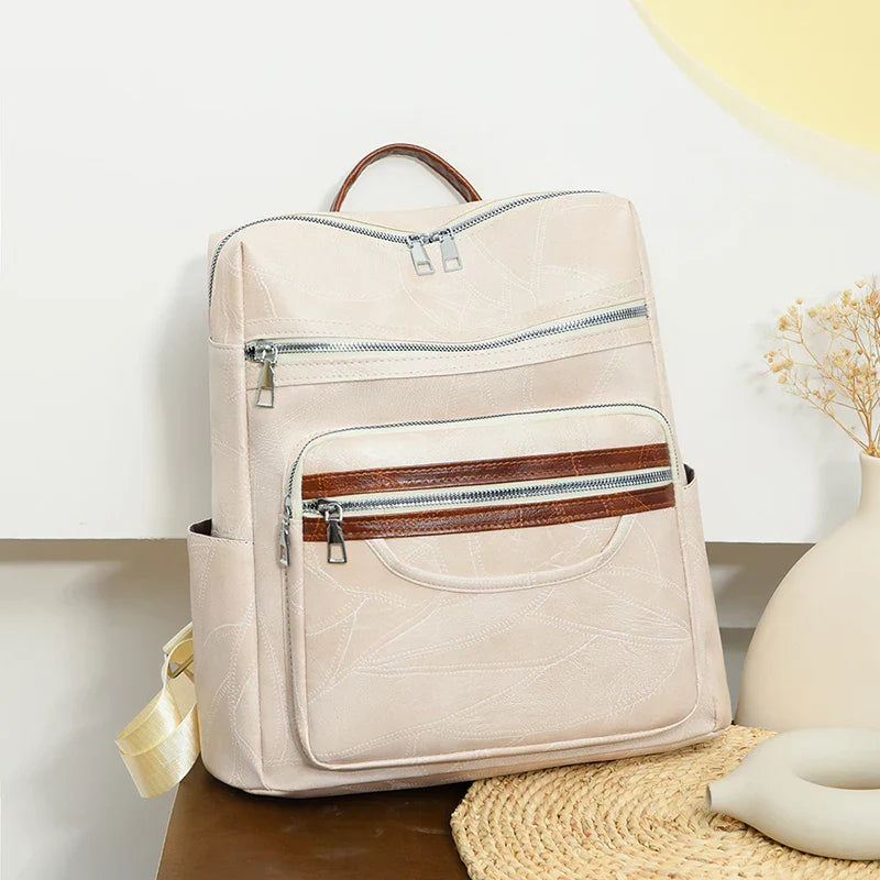 Mochila Feminina de Couro Legítimo Grace