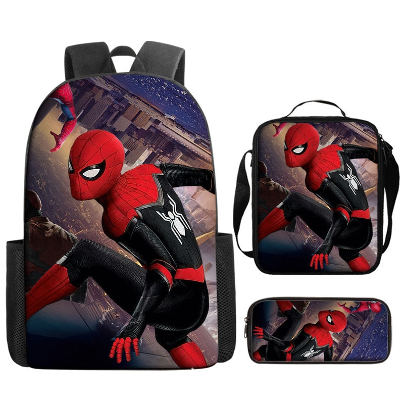 Mochila Escolar Unissex Homem Aranha