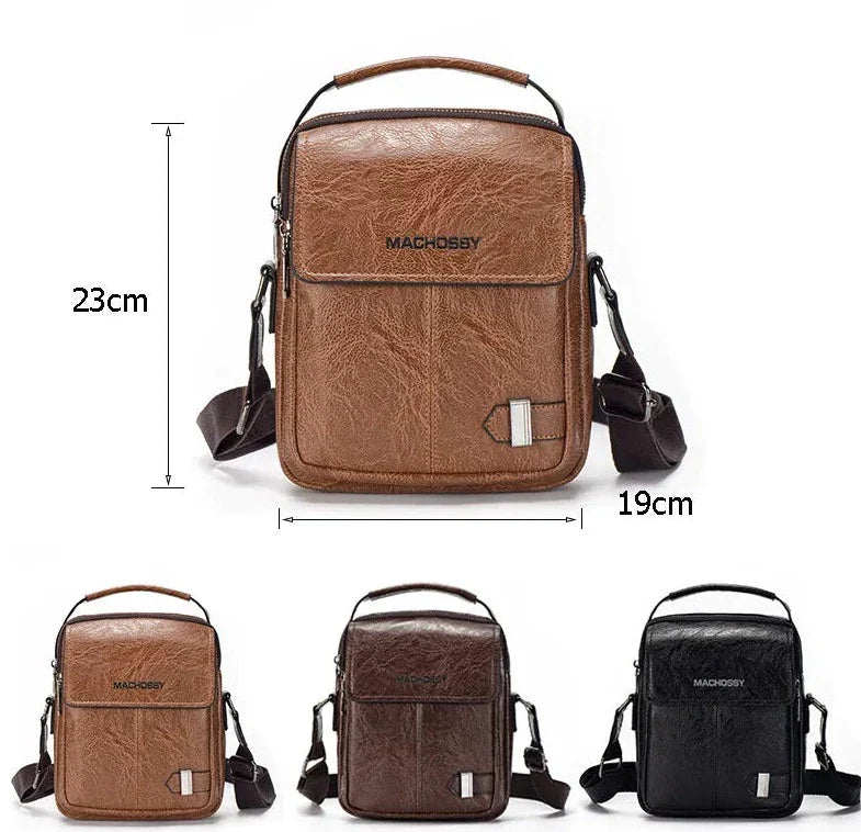 Mochila Masculina de Couro Legítimo - Enduro