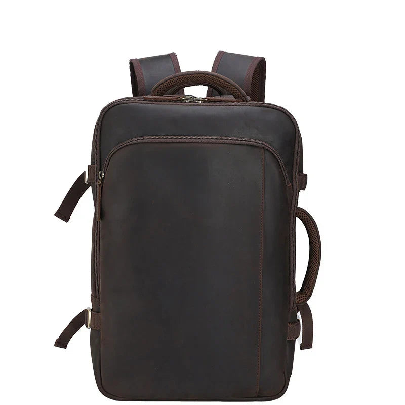 Mochila de Couro Legitimo para Notebook 17"