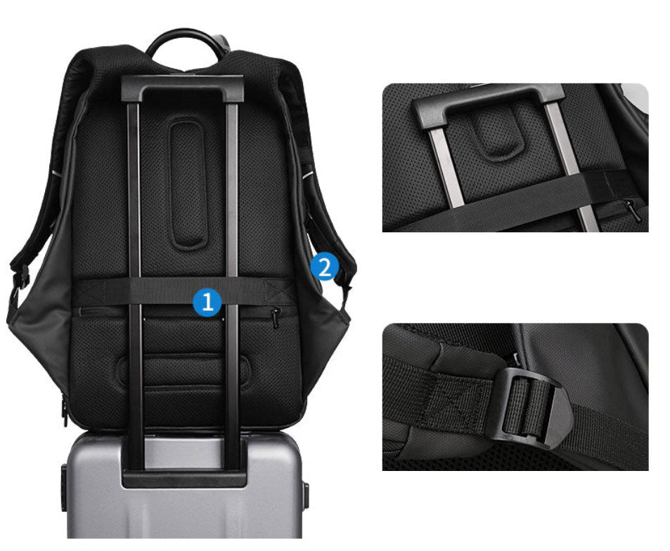 Mochila de Viagem Notebook 15" USB Antifurto