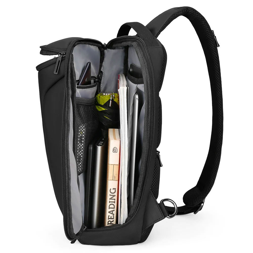 Shoulder Bag Leve com Porta USB Masculina 3