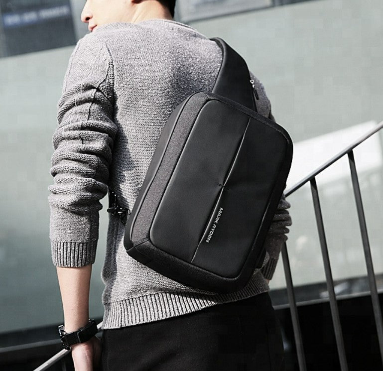 Shoulder Bag Masculina Antifurto Modelo Vector 2