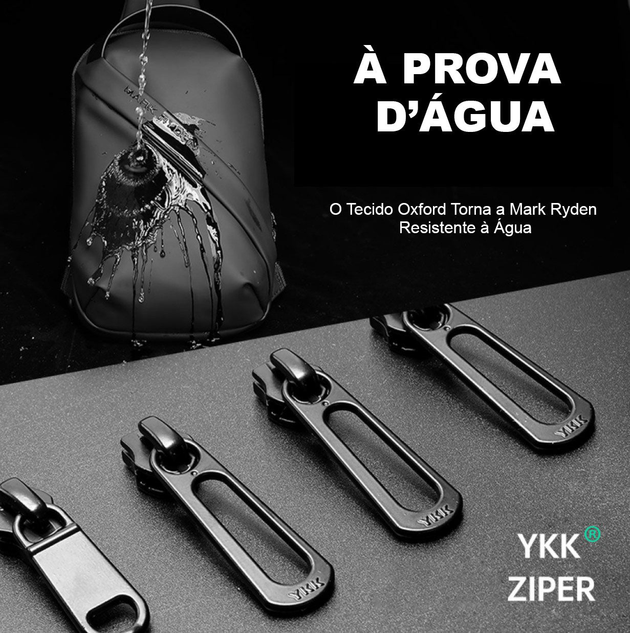 Shoulder Bag Masculina Antifurto À Prova D'água 12