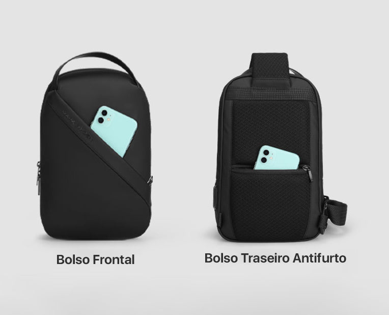 Shoulder Bag Masculina Antifurto À Prova D'água 7