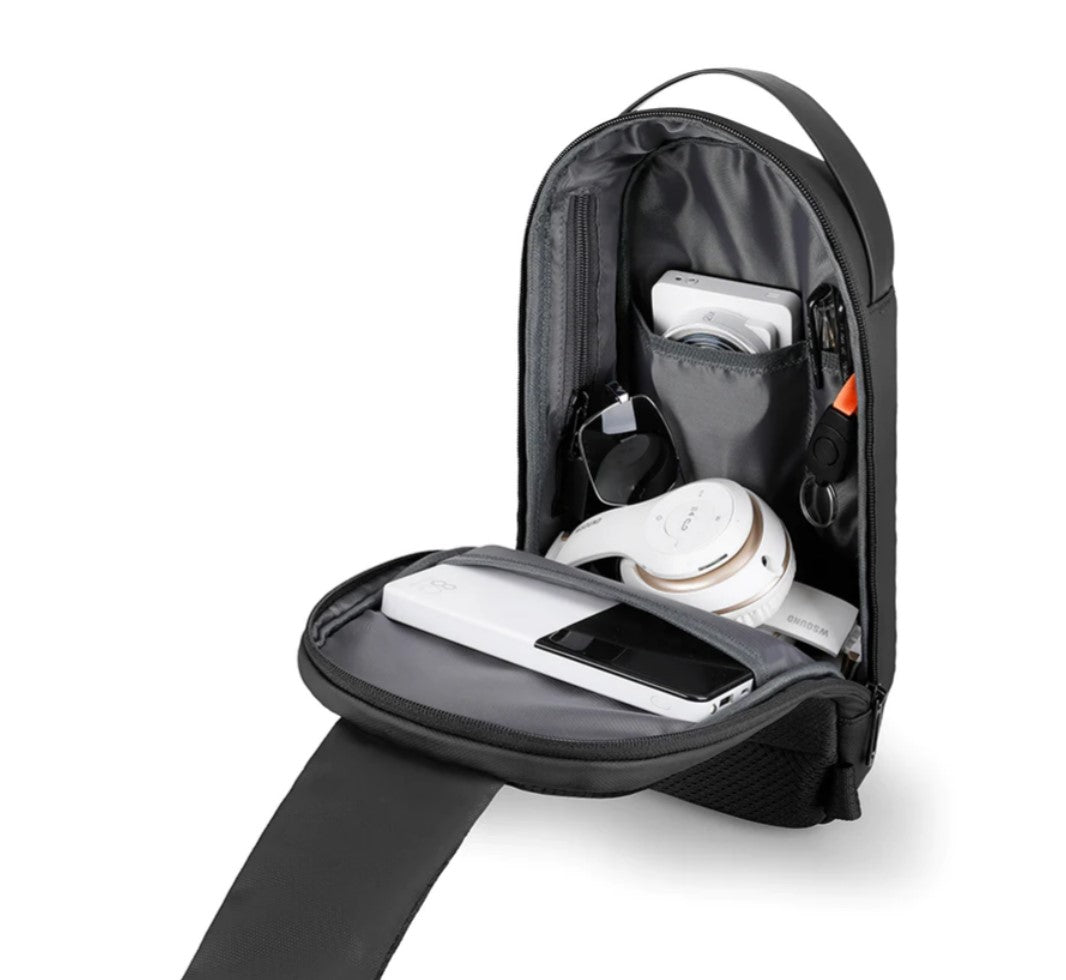 Shoulder Bag Masculina com Porta USB Antifurto Edge 3