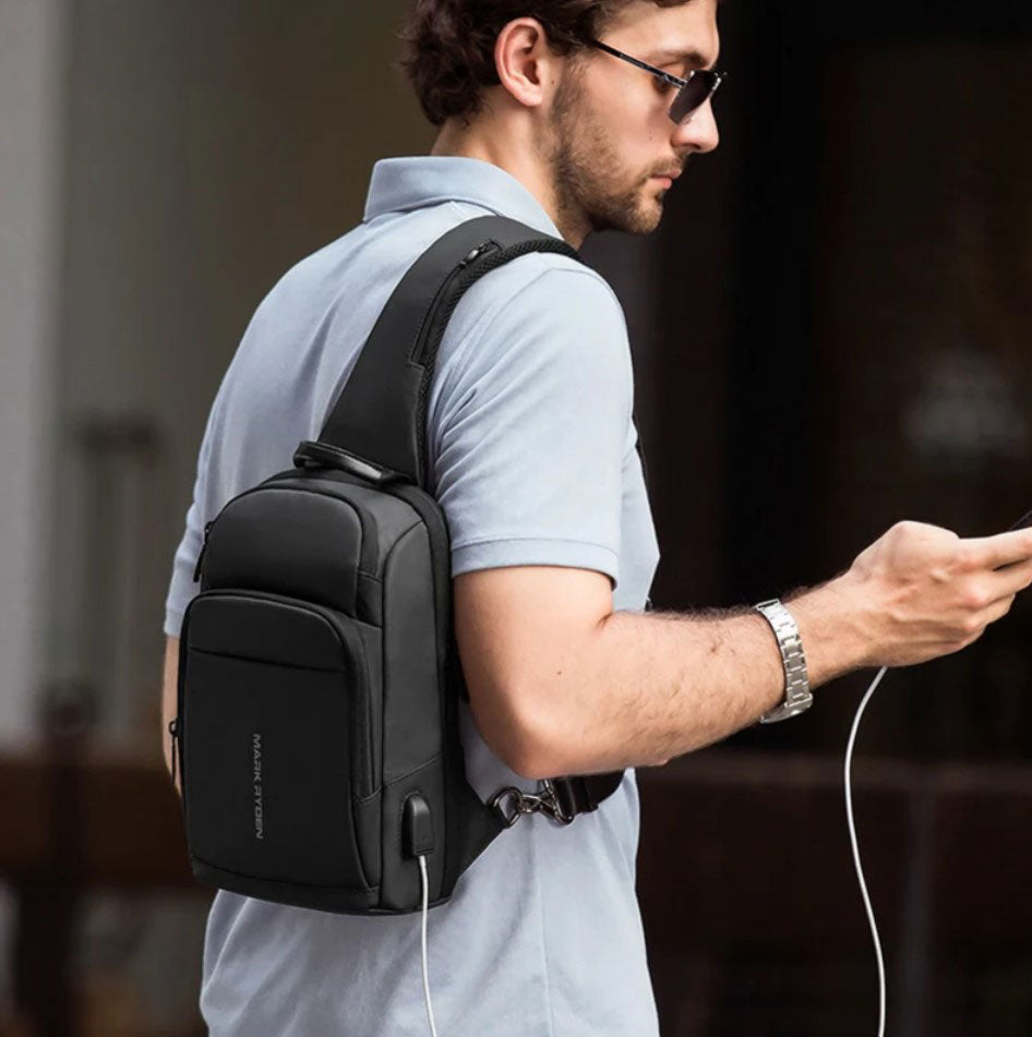 Shoulder Bag à Prova D'água USB Modelo Nexar 6