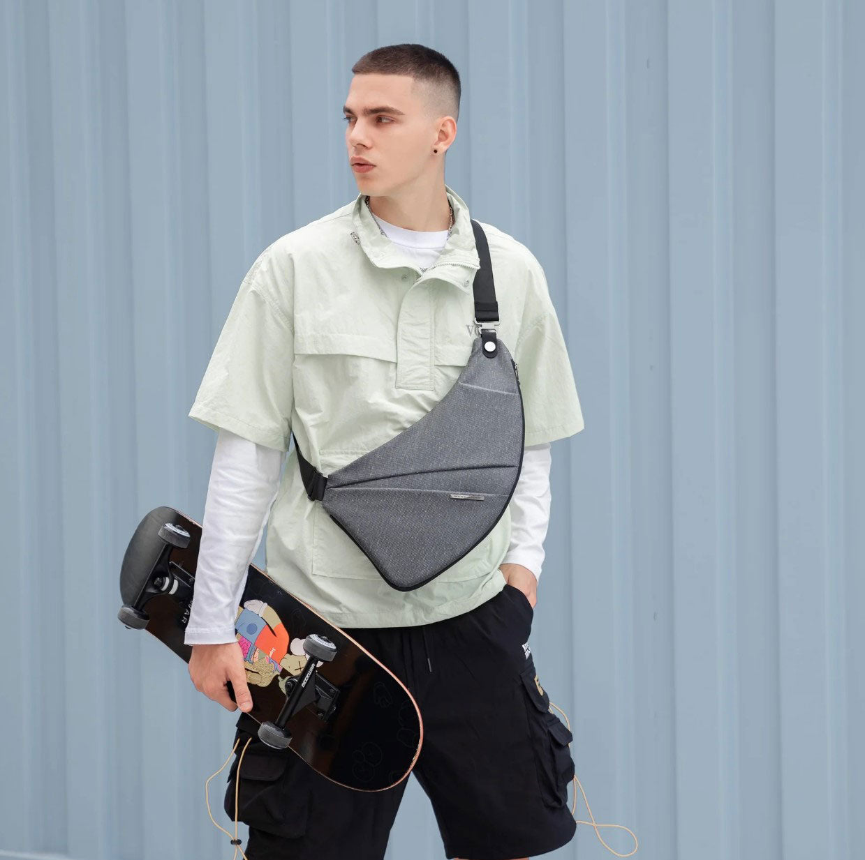 Shoulder Bag Ultra-Slim Expansível Vantory 2