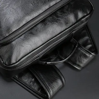 Mochila Masculina de Couro Milano