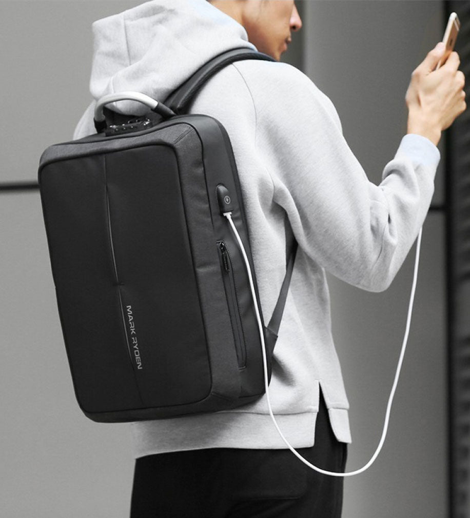 Mochila Executiva Antifurto TSA para Notebook 15.6"
