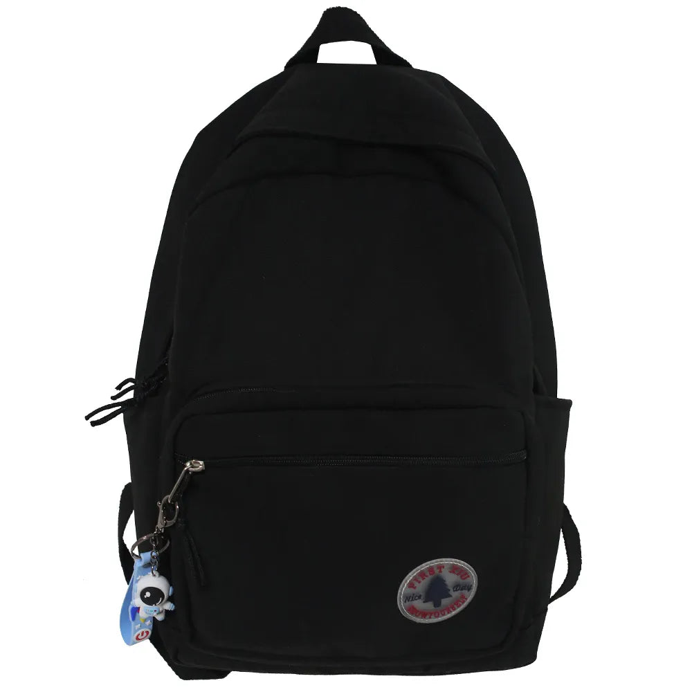 Mochila Feminina Com Chaveiro First