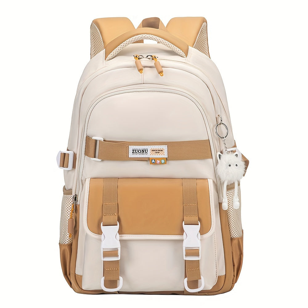 Mochila Escolar Feminina com Chaveiro