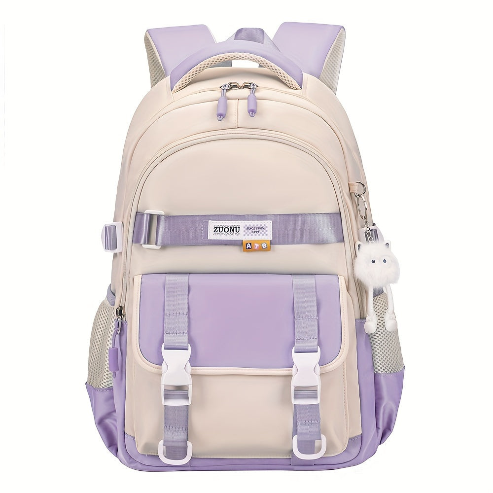 Mochila Escolar Feminina com Chaveiro