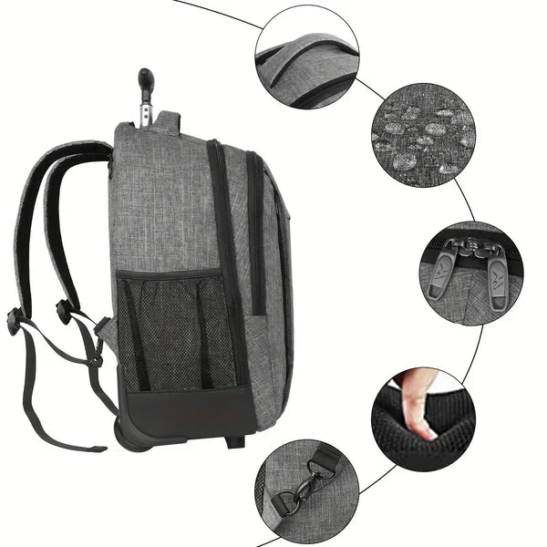 Mochila de Viagem com Rodas Notebook