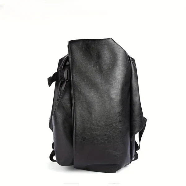 Mochila de Viagem em Couro com Porta USB