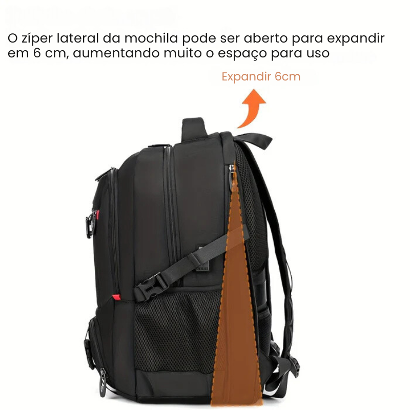 Mochila de Viagem Impermeável Wander