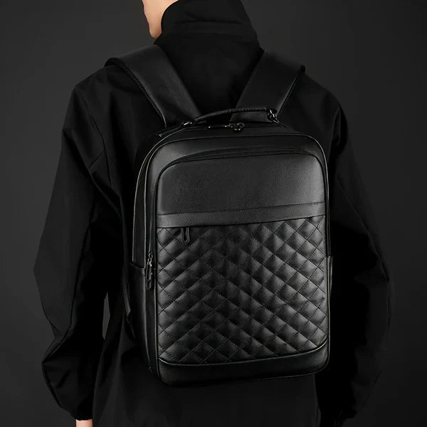 Mochila de Viagem Masculina em Couro