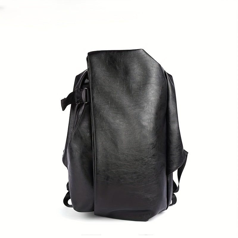 Mochila de Viagem Masculina em Couro - Porta USB