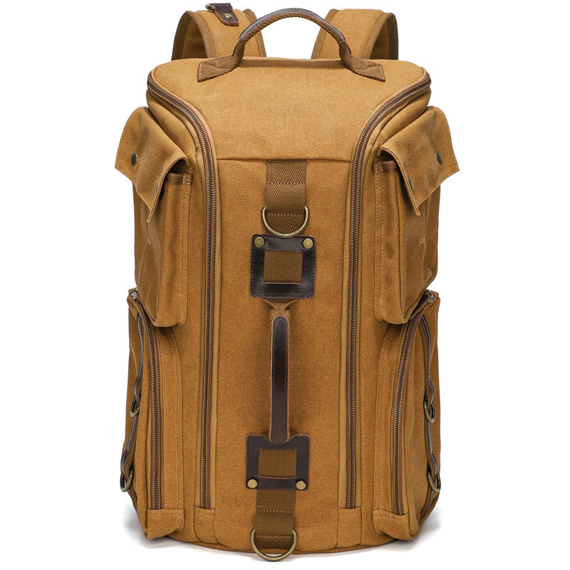 Mochila de Viagem Masculina Retro - Impermeável