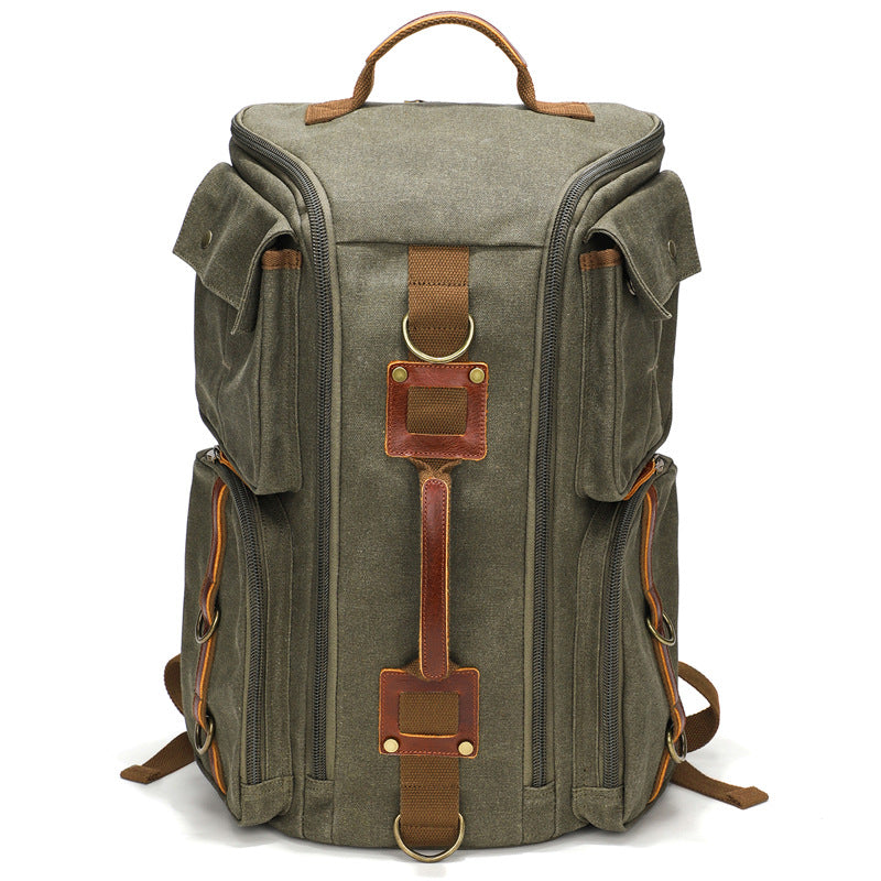 Mochila de Viagem Masculina Retro - Impermeável