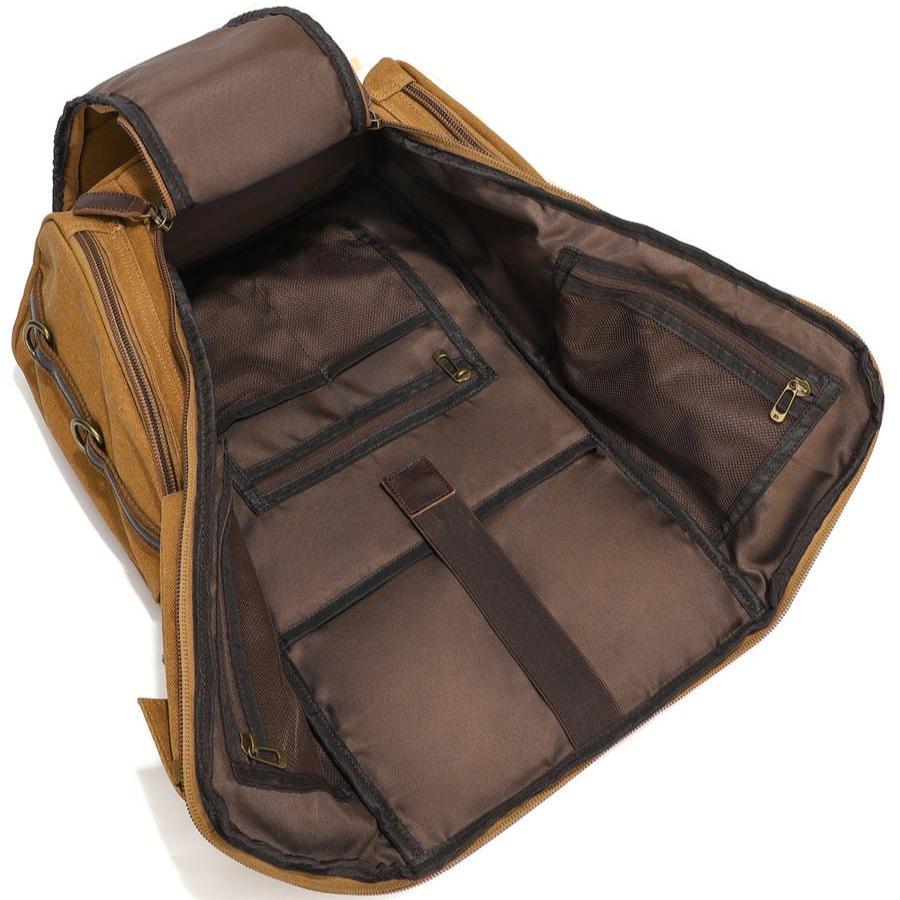 Mochila de Viagem Masculina Retro - Impermeável