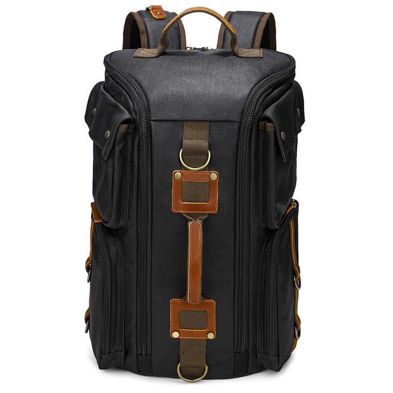 Mochila de Viagem Masculina Retro - Impermeável