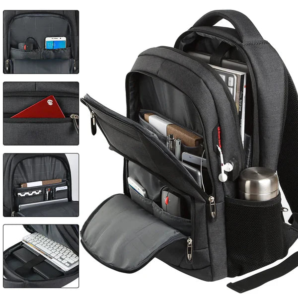 Mochila de Viagem Impermeável Porta USB Gear