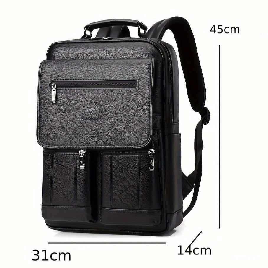 Mochila de Couro Masculina para Notebook - Ventus