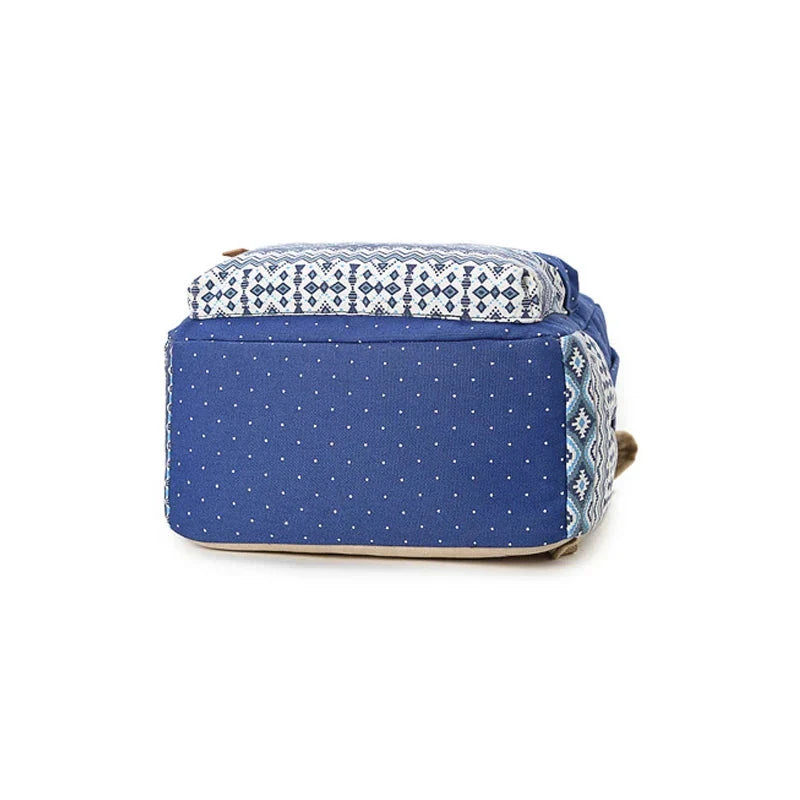 Mochila Escolar Feminina Modelo Hippie