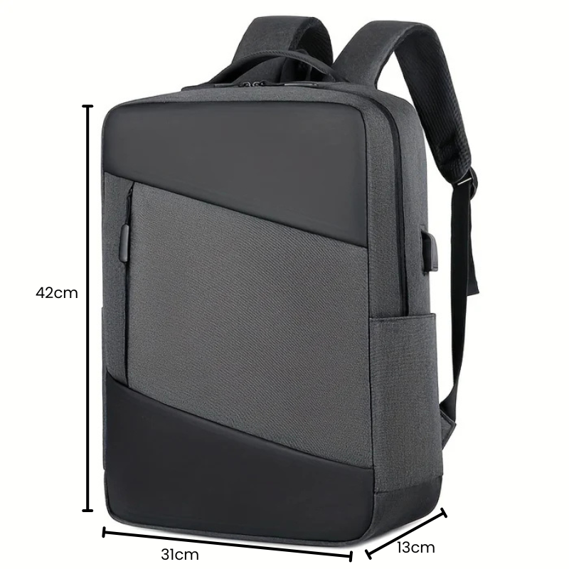 Mochila Executiva Impermeável e Porta USB - OfficeBag
