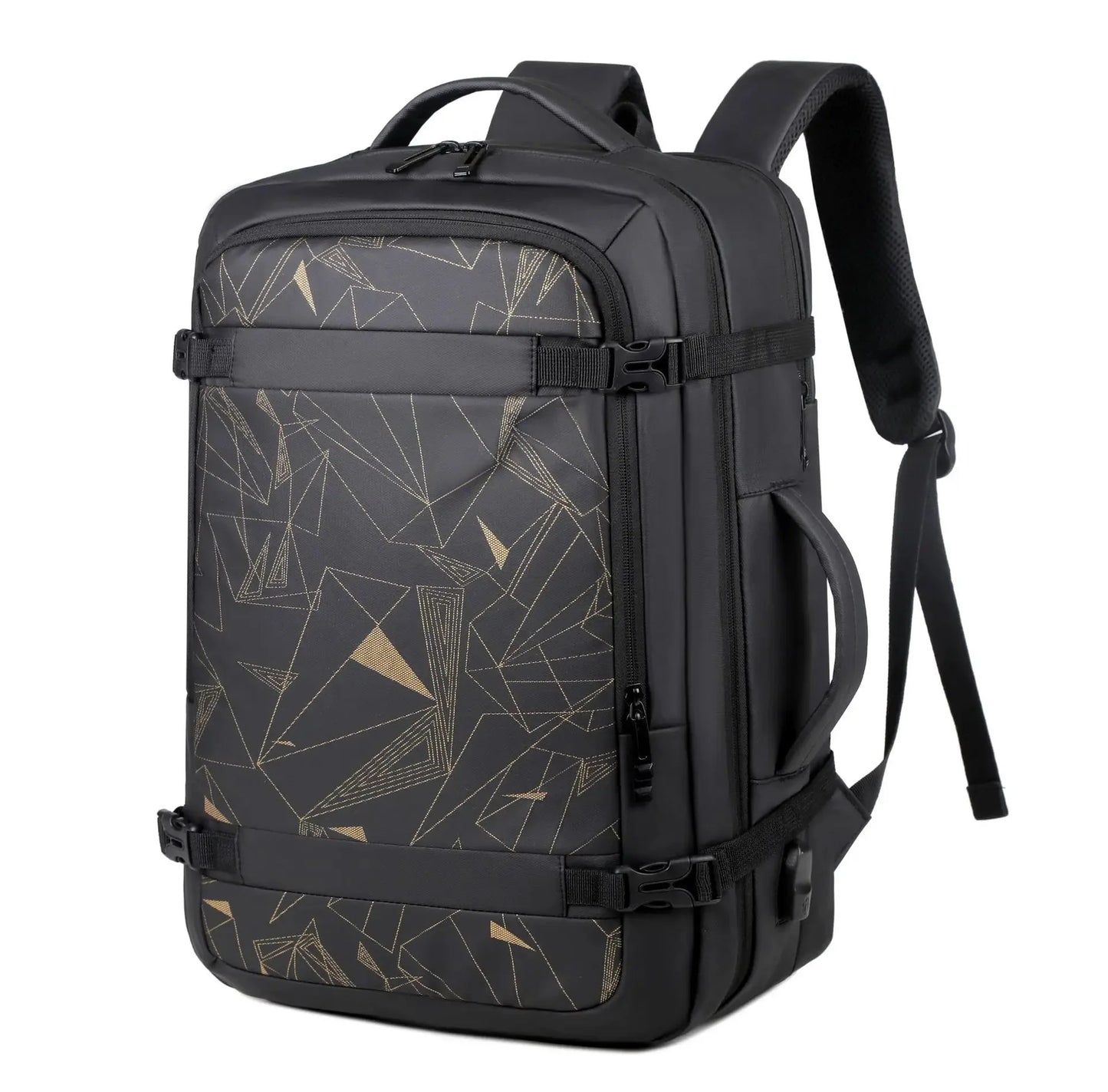 Mochila Masculina Expansível Resistente À Água