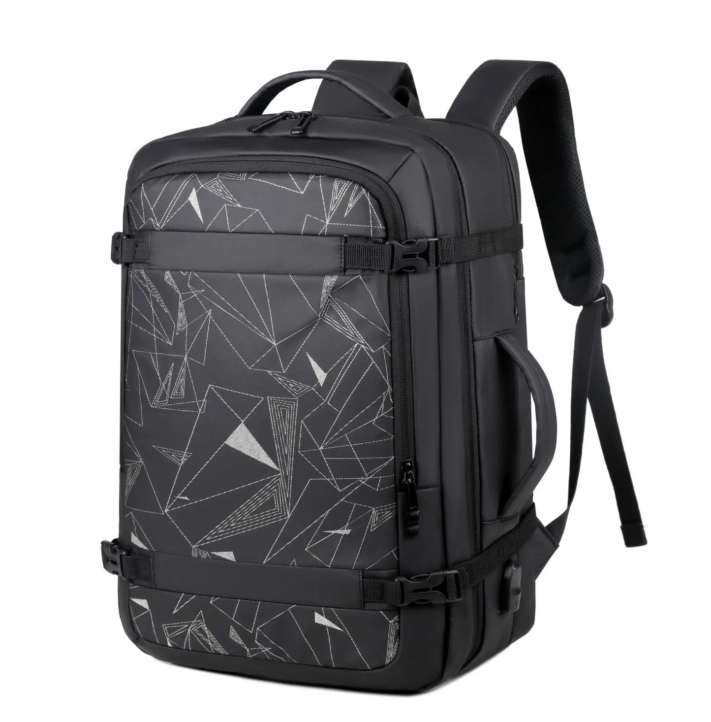 Mochila Masculina Expansível Resistente À Água