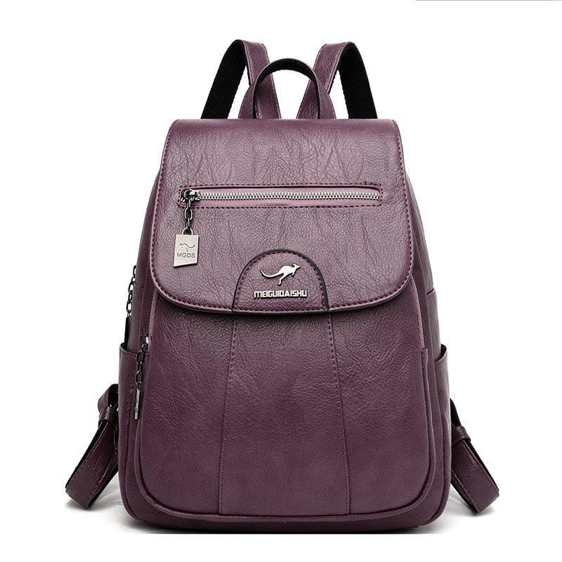 Mochila Feminina de Couro Dolce