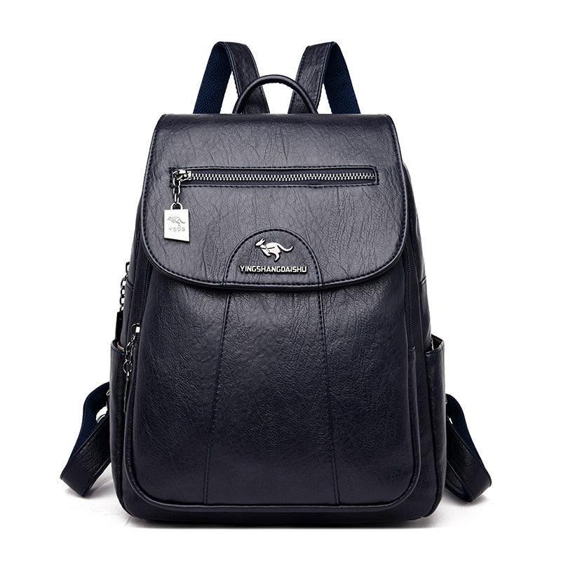 Mochila Feminina de Couro Dolce