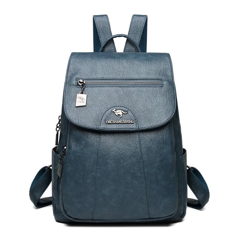 Mochila Feminina de Couro Dolce