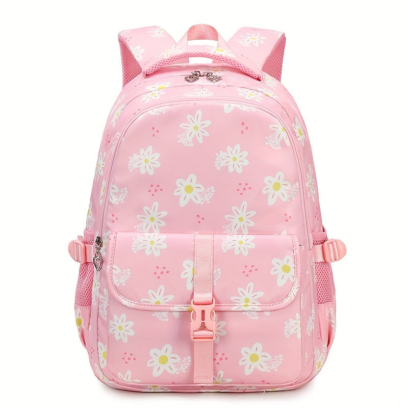 Mochila Escolar Feminina Estampada Violeta