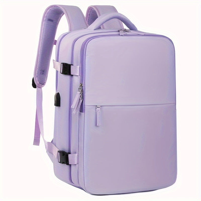 Mochila de Viagem Feminina com Porta USB