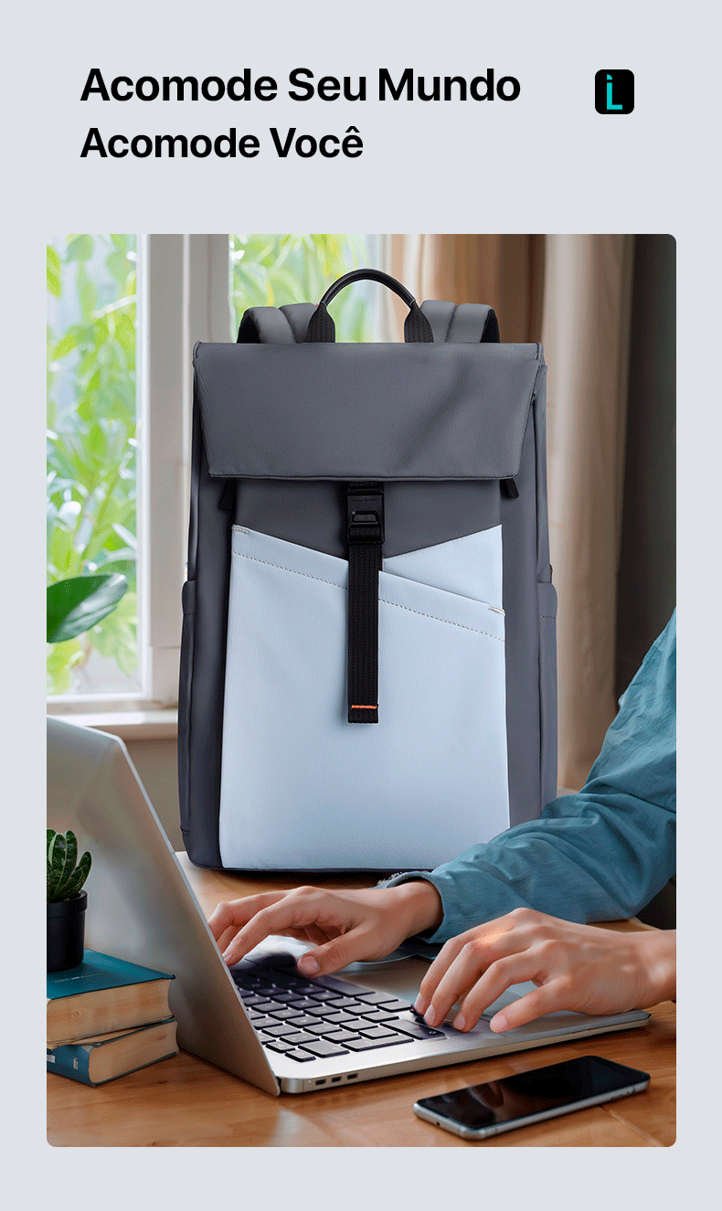 Mochila Executiva Notebook 15.6" 20L Urban
