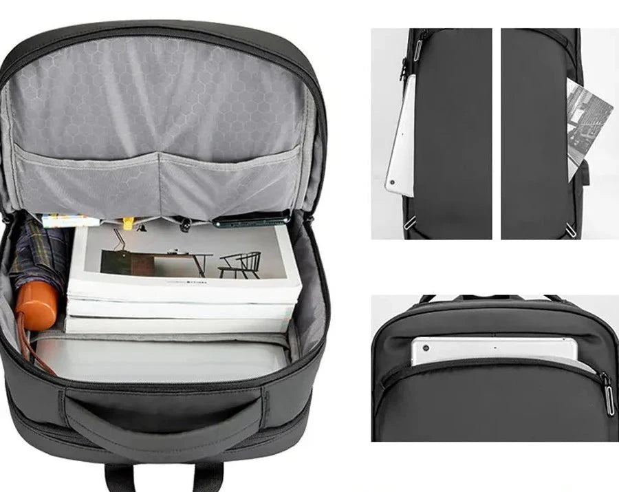 Mochila Notebook com Porta USB Impermeável