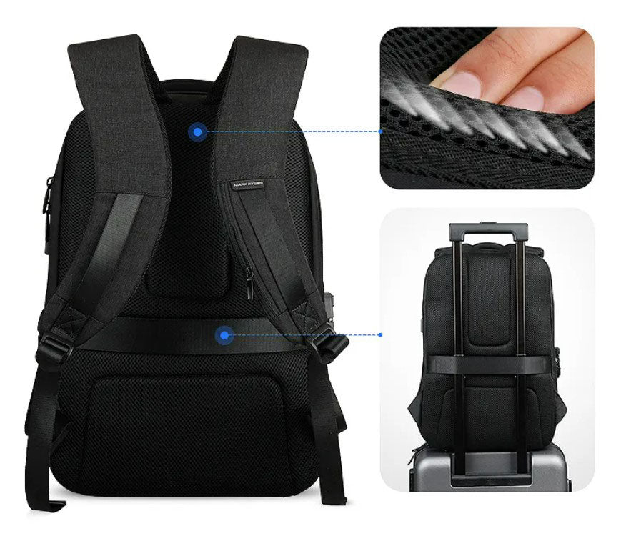 Mochila Executiva Notebook 15.6" Cadeado TSA