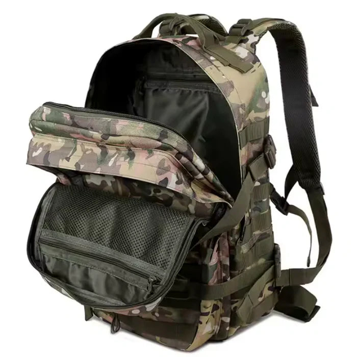 Mochila Tática 50L Camuflada Resistente