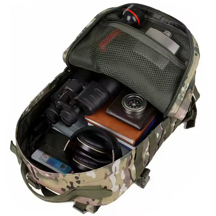 Mochila Tática 50L Camuflada Resistente