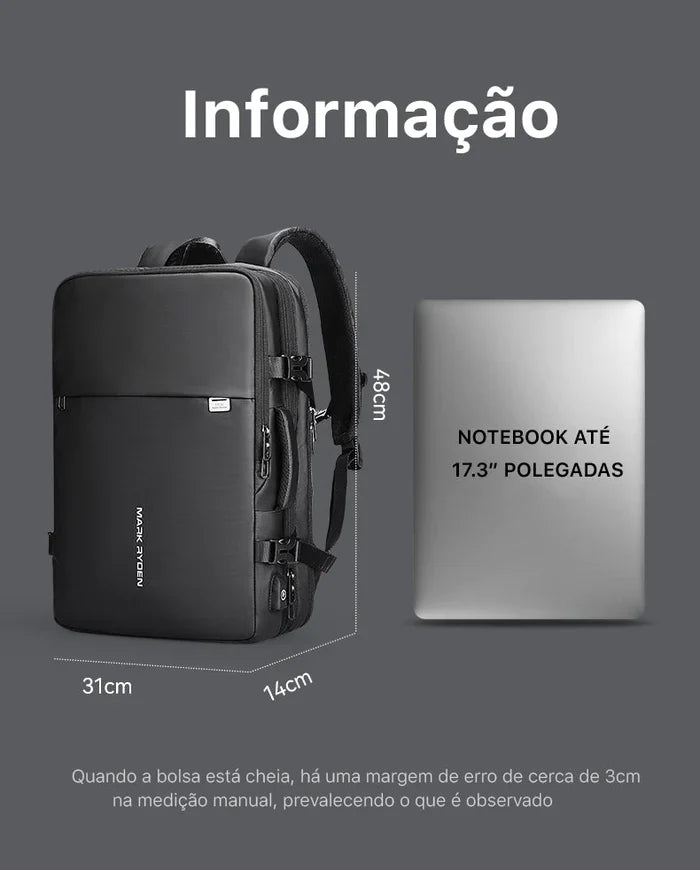 Mochila Executiva Masculina - Bravus