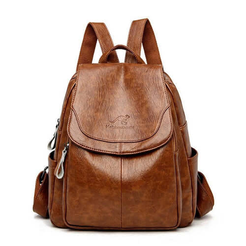 Mochila Feminina de Couro Vintage Elise
