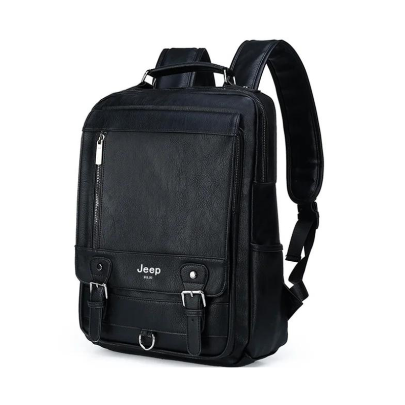 Mochila de Couro Masculina - JEEP Bag